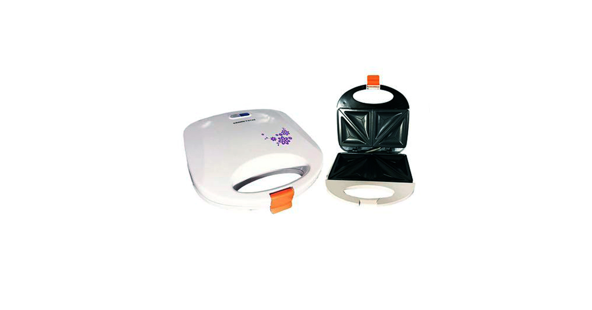 2 Slice Sandwich Toaster- White