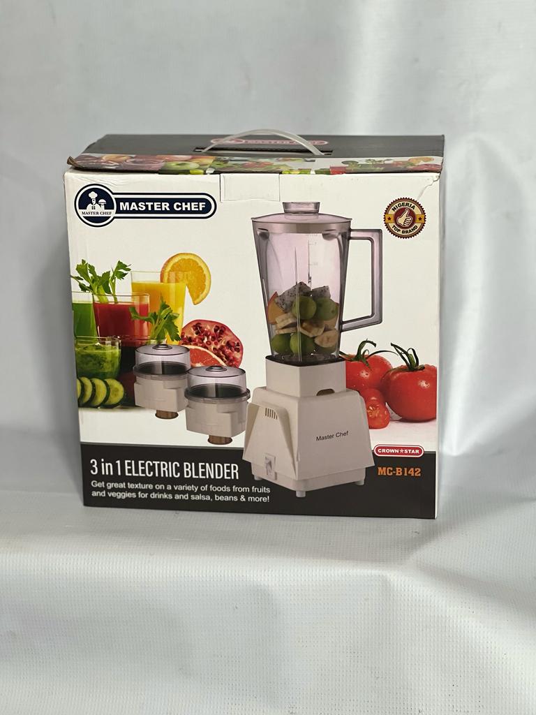 Master Chef 3 in 1 Electric Blender With Mills