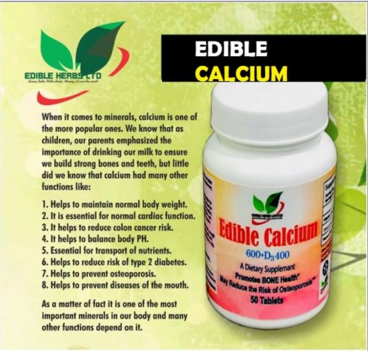 Edible Herbs Calcium Supplement for Strong Bone