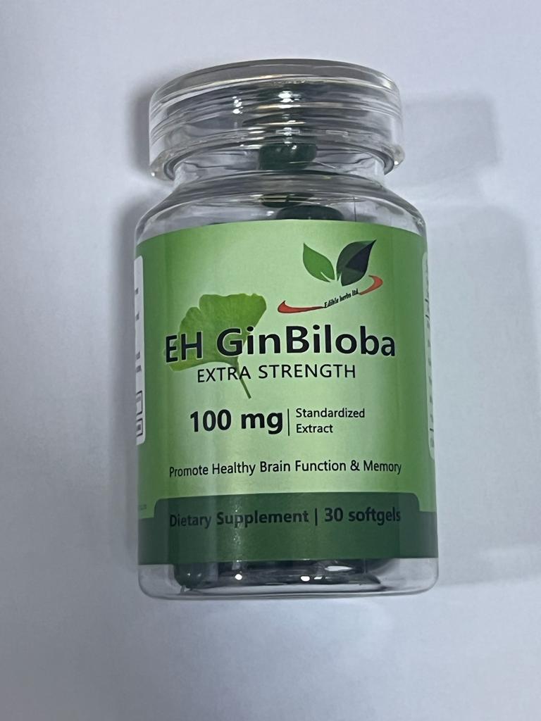 Edible Ginbiloba for Memory Bra!N Function