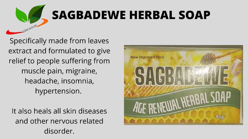 Edible Herbs' Sagbadewe Herbal Soap for Anti-Aging