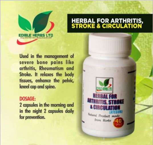 Edible Herbs' Herbal for Arthritis, Stroke and Circulation