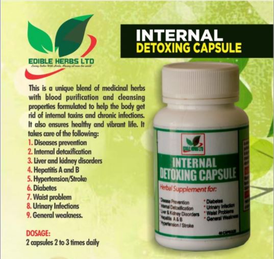 Internal Detoxing Capsule for Disease Prevention