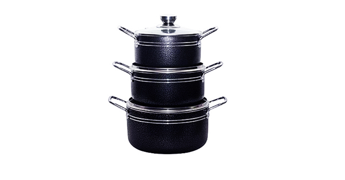 Nonstick Pot Set Of 3 - Small - MC-A6627