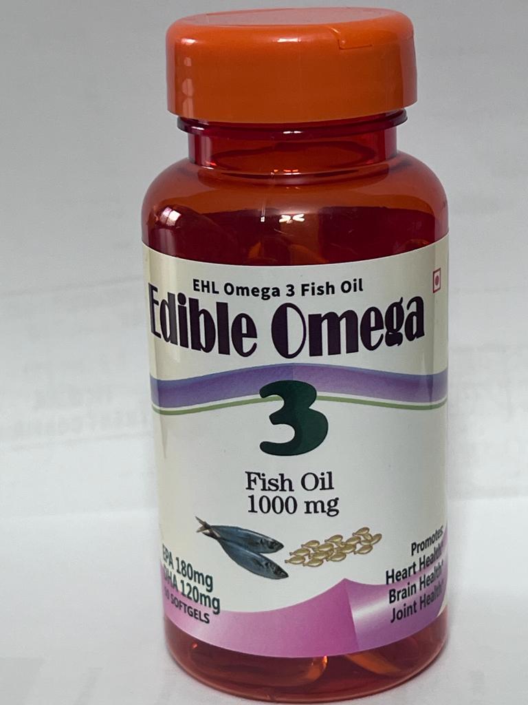 Edible Herbs' Omega 3 Fish Oil for Improved Health