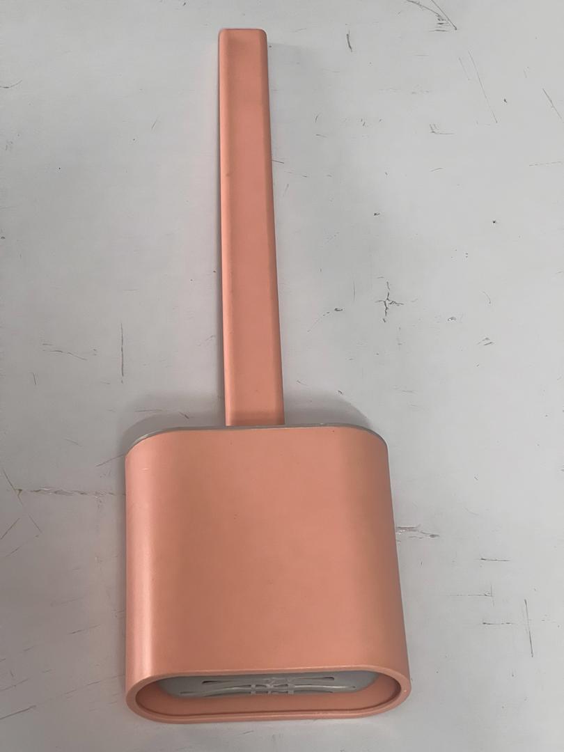 Slim Silicone Toilet Brush - Pink