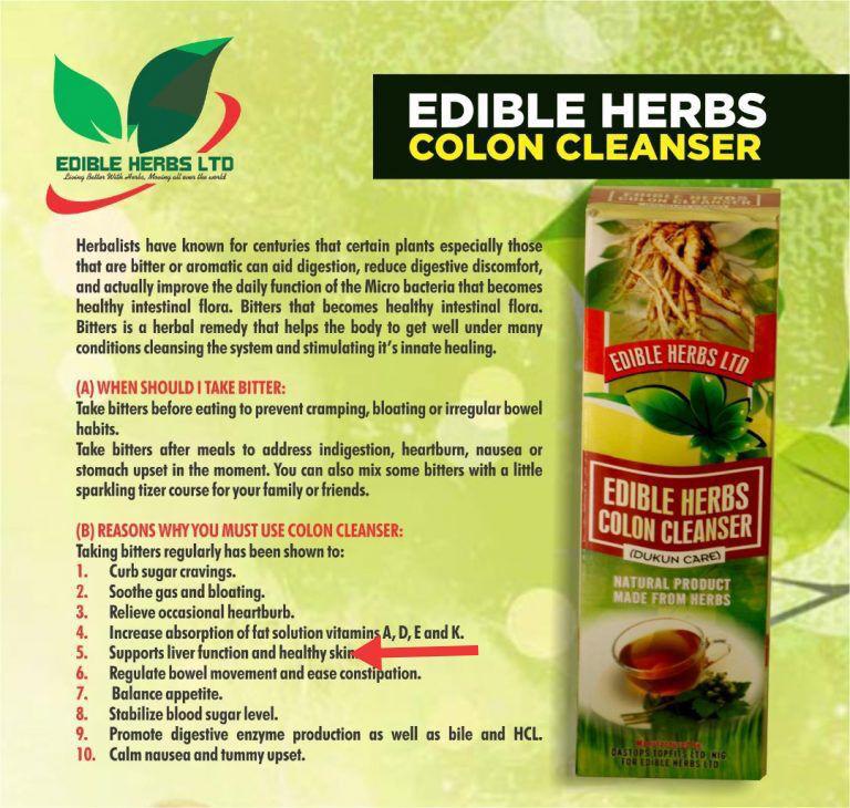 Edible Herbs LTD Colon Cleanser for Gonorrhea, STD Other