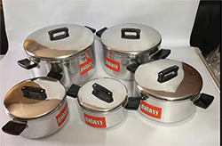 5pcs Aluminum Cooking Pot