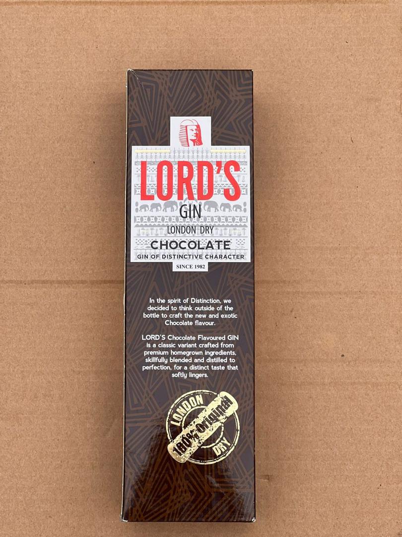 Lord's Gin Chocolate