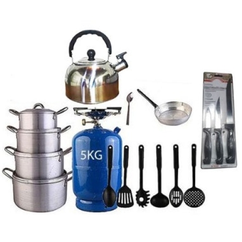 Economy Kitchen Bundle (5kg Gas Cylinder + Kitchen Bundle)