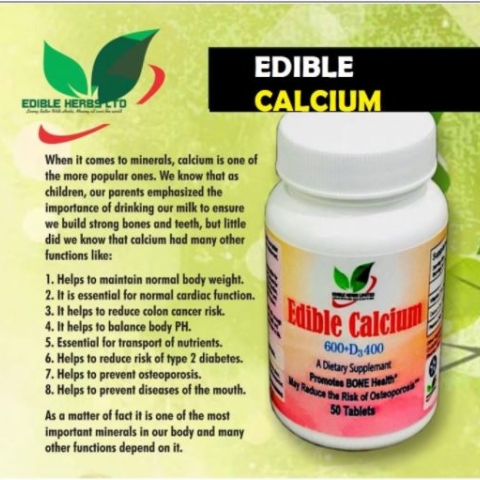 Edible Herbs Calcium Supplement for Strong Bone