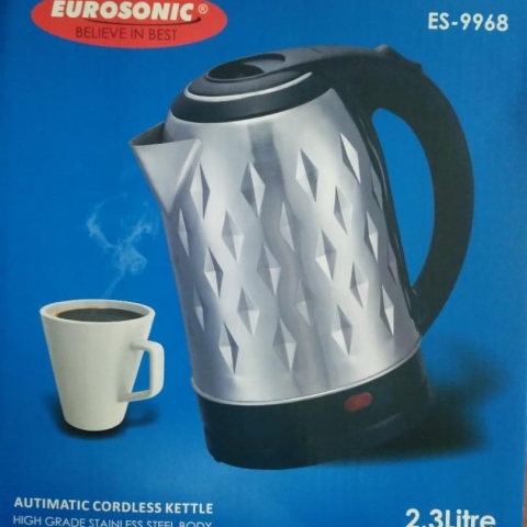 Eurosonic 2.3ltrs Cordless Electric Kettle (ES-9968)