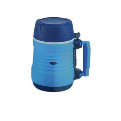 Food Flask With Double Partition - 1.3Ltrs - Blue