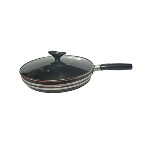Nonstick-Coated Frying Pan With Cover - Big - DZ30FP 
