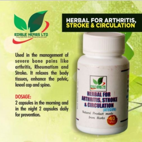 Edible Herbs' Herbal for Arthritis, Stroke and Circulation