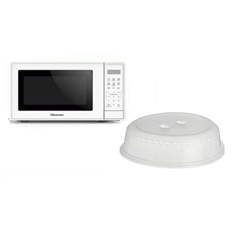 Microwave 20Ltrs Touch-Screen Oven (White) With Transparent Plate Cover