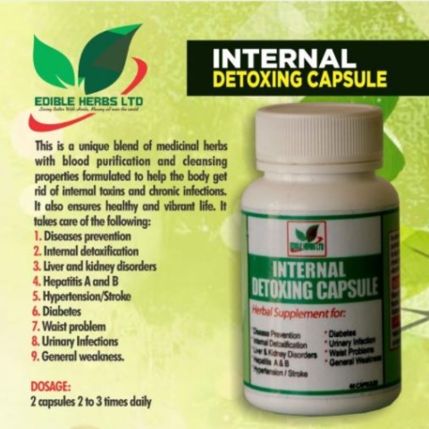 Internal Detoxing Capsule for Disease Prevention