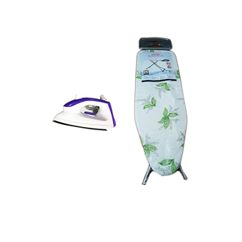 Pressing Iron With Spray And Ironing Board Bundle