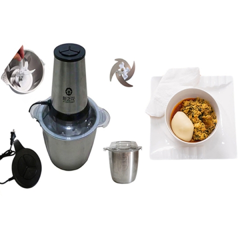 Stainless Steel Yam Pounder + Meat Grinder - 3L - 300W