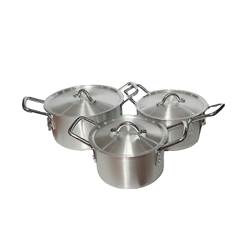 Aluminum Cooking Pot - Small - MC-655 - 3pcs