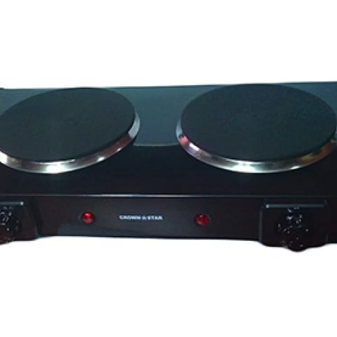 Double Burner Electric Cooking Stove With Handgrip (MC-HP2004)