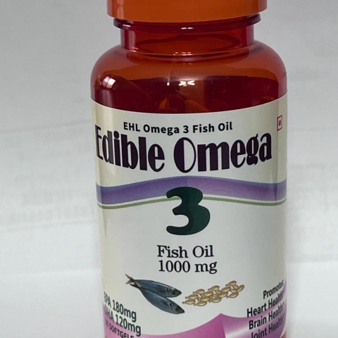 Edible Herbs' Omega 3 Fish Oil for Improved Health