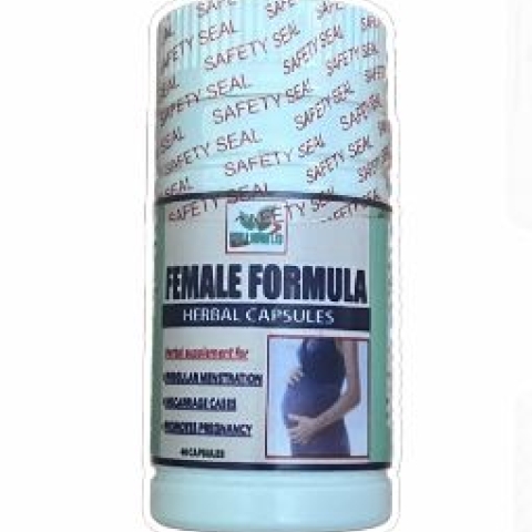Edible Herbs' Female Formula for Infertility Treatment
