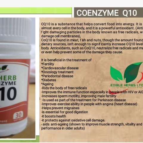 Edible Herbs Co-Enzyme Q10